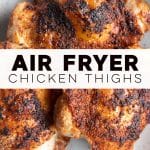 Air Fryer Chicken Thighs Pinterest Pin