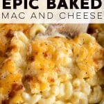 Baked Mac and Cheese Pinterest Pin
