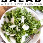 arugula salad pinterest pin