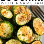 Roasted Zucchini Pinterest pin