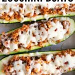 Zucchini Boats Pinterest pin