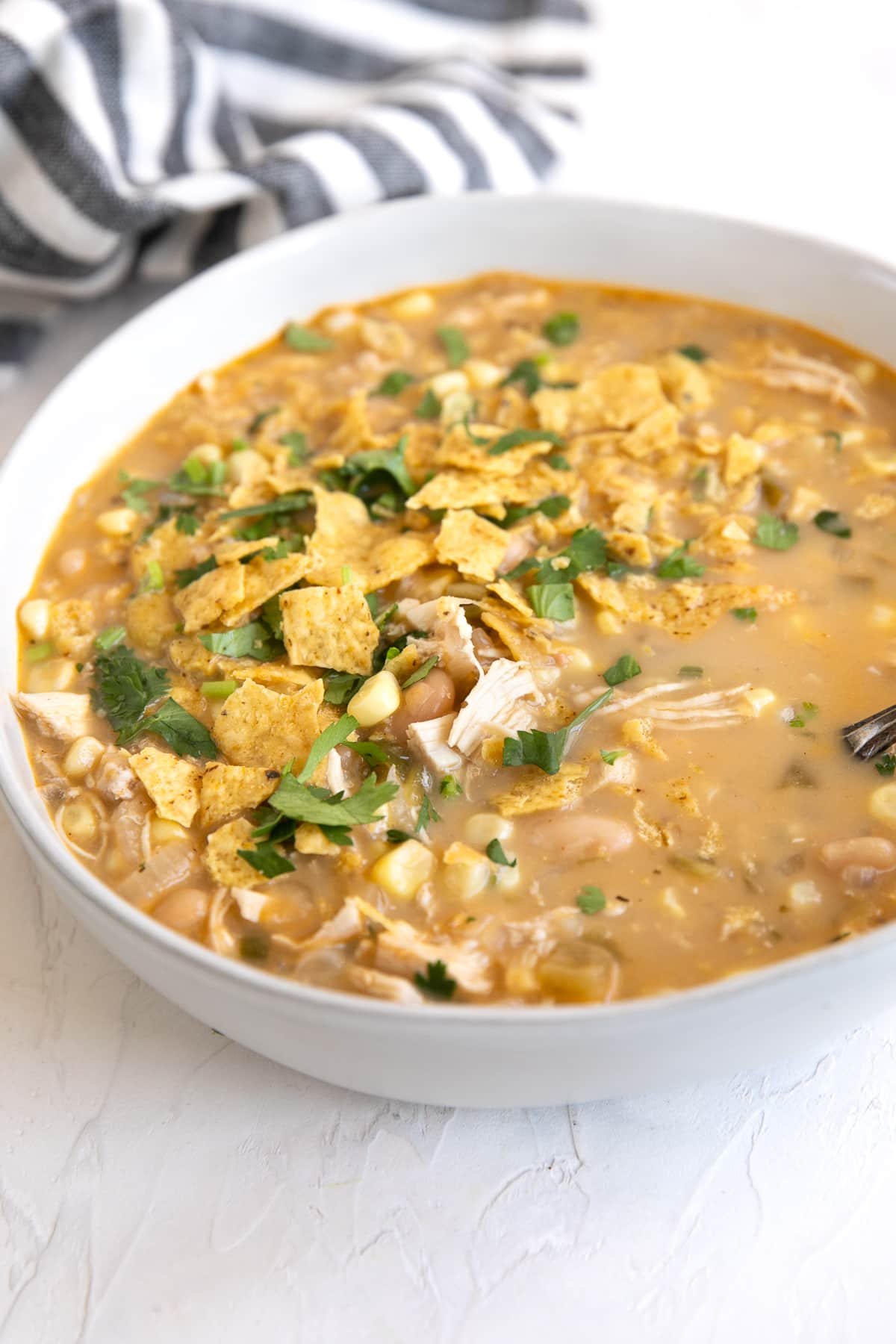 White Chicken Chili Recipe - The Forked Spoon