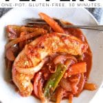 sausage and peppers recipe pinterest pin