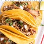 Carnitas Recipe Pinterest Pin Image