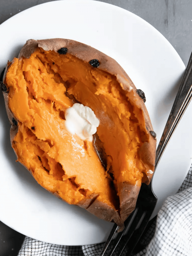 Perfect Baked Sweet Potato