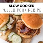 Pulled Pork Recipe Pinterest Pin Image