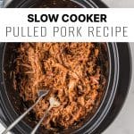 Pulled Pork Recipe Pinterest Pin Image