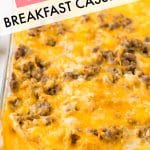 tater tot breakfast casserole pinterest pin image