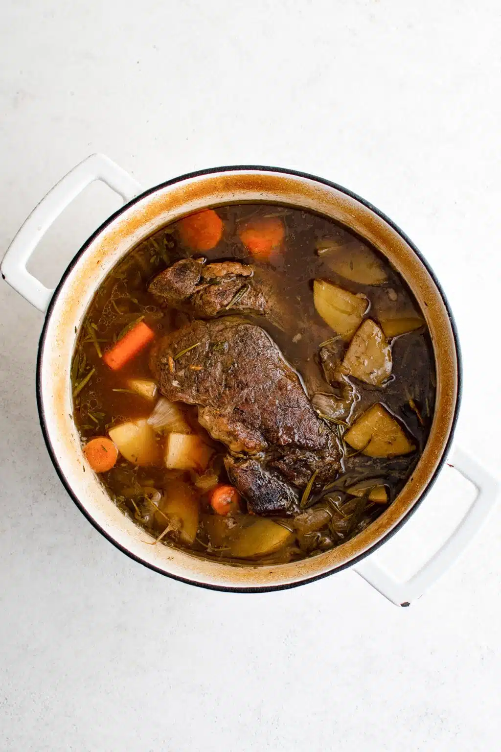 Dutch Oven Pot Roast - The Forked Spoon