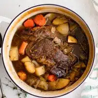 Dutch Oven Pot Roast - The Forked Spoon