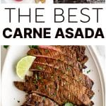 Carne Asada Pinterest Pin Image