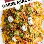 Carne Asada Fries Pinterest Pin Image