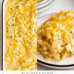 Hashbrown Casserole Pinterest Pin Image
