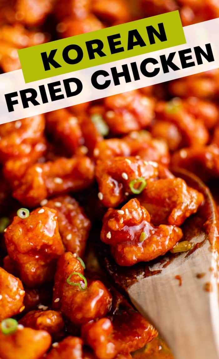 Korean Fried Chicken Pinterest pin image