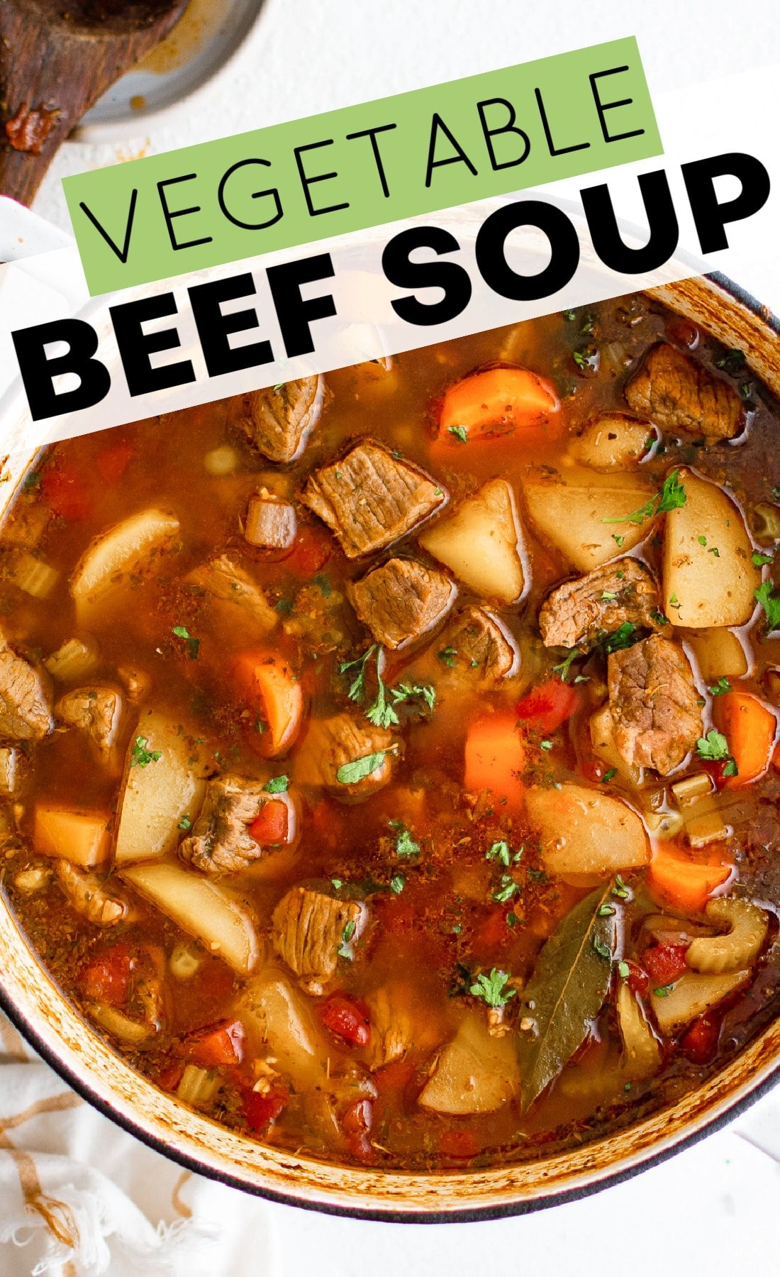 Vegetable Beef Soup The Forked Spoon 7990