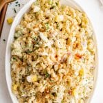 Macaroni salad pinterest pin image