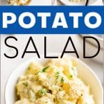 Potato Salad Recipe Pinterest pin image