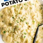 Potato Salad Recipe Pinterest pin image