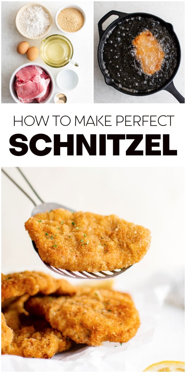 Schnitzel Recipe Pinterest Pin Image