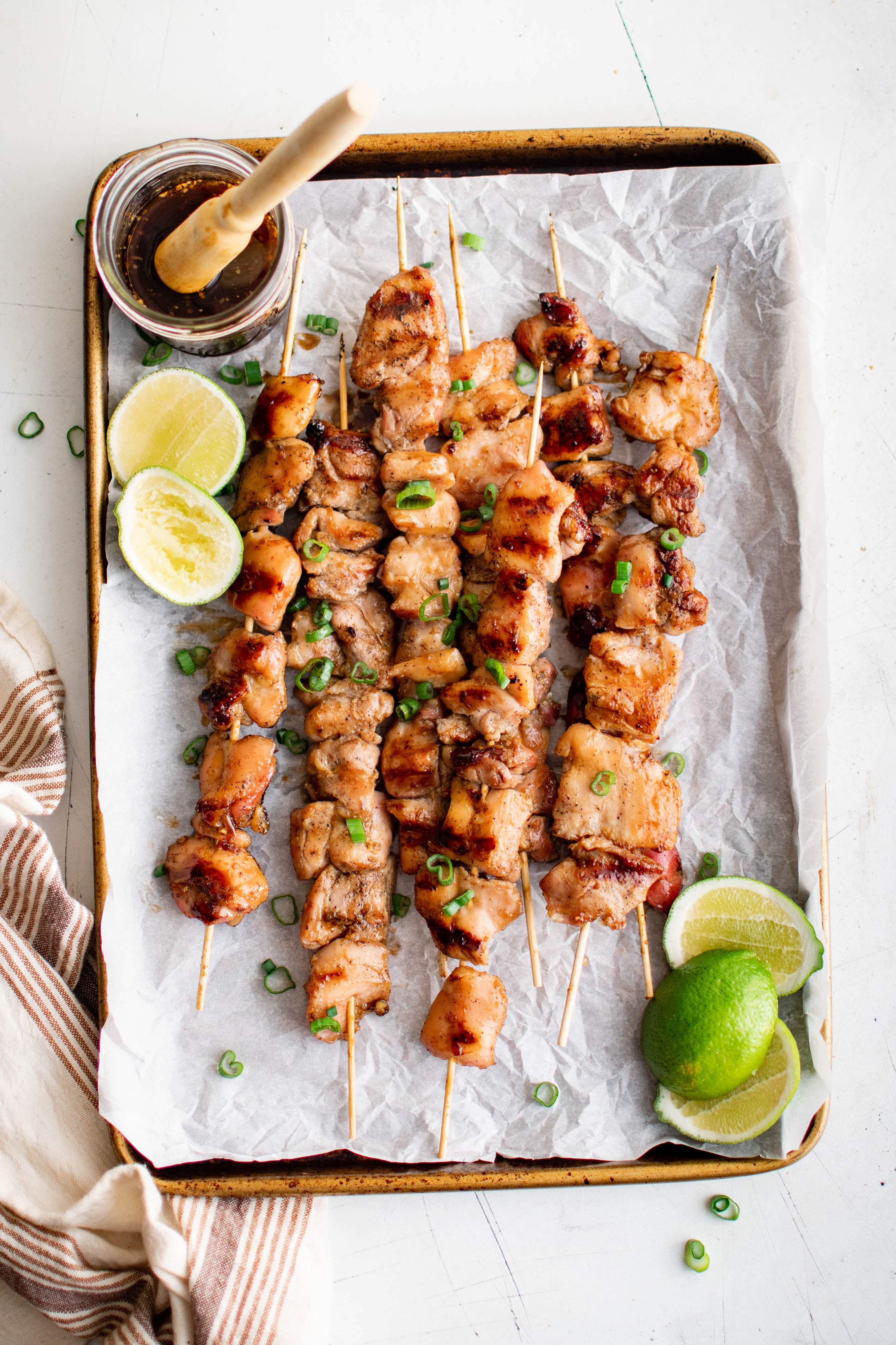 Chicken Yakitori (Japanese-Style Skewered Chicken)