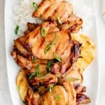 hawaiian chicken Pinterest pin image