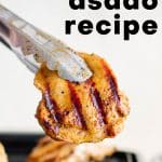 Pollo Asado Recipe Pinterest Pin Image