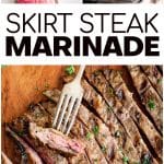 Skirt Steak Marinade Pinterest Pin Image