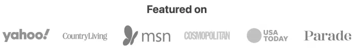 The Forked Spoon has been featured on Yahoo, CountryLiving, MSN, Cosmopolitan, USA Today, and Parade with logos shown of News Media Companies