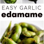 Edamame Recipe Pinterest pin image
