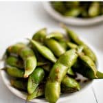 Edamame Recipe Pinterest pin image