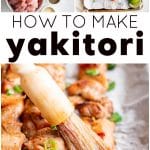 Yakitori Recipe Pinterest Pin image