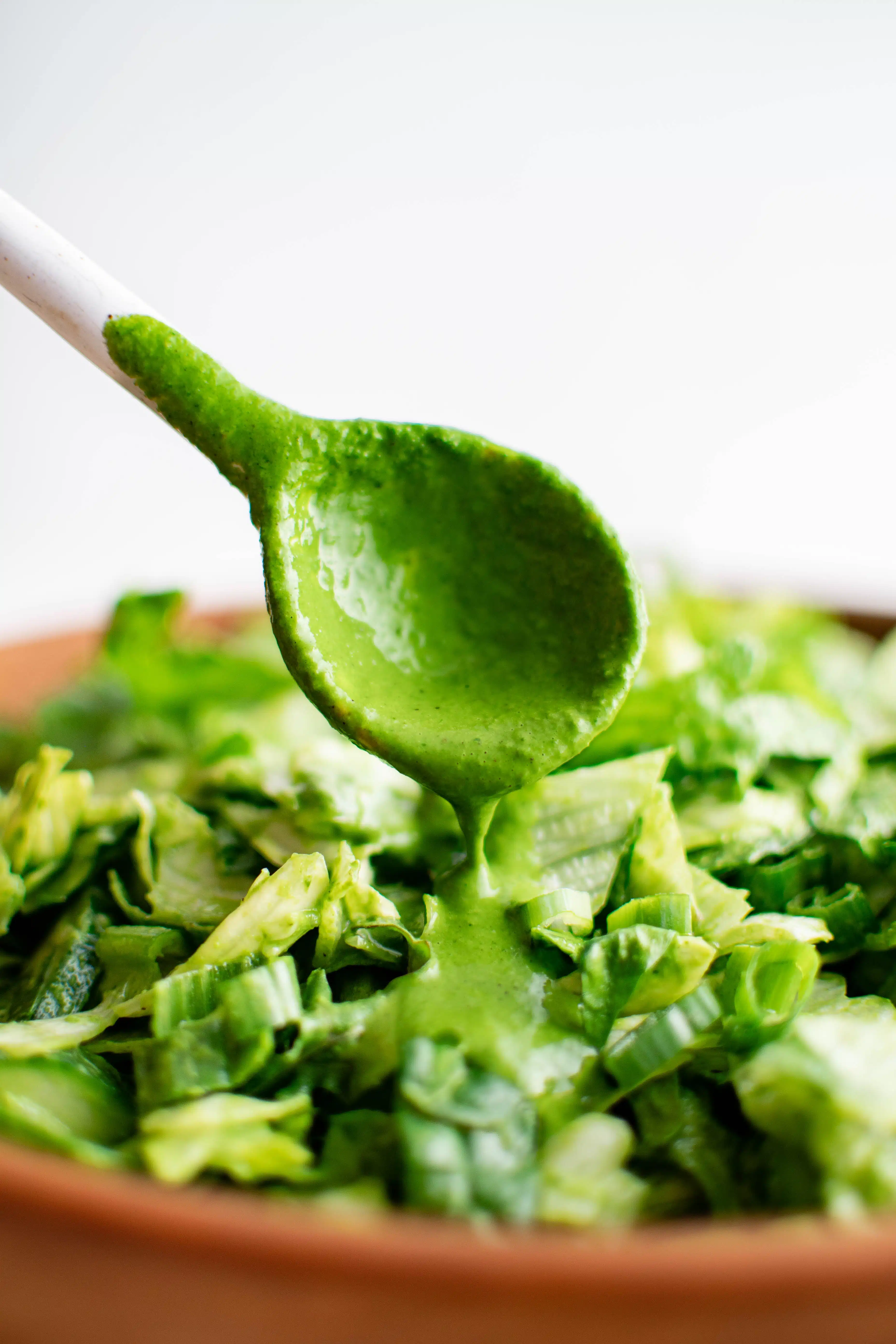 Healthy Green Goddess Dressing / Dip - Bowl of Delicious