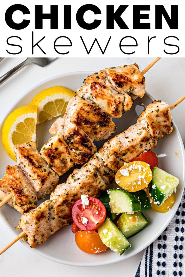 Air Fryer Chicken Skewers (Kebabs) - A Pinch of Healthy