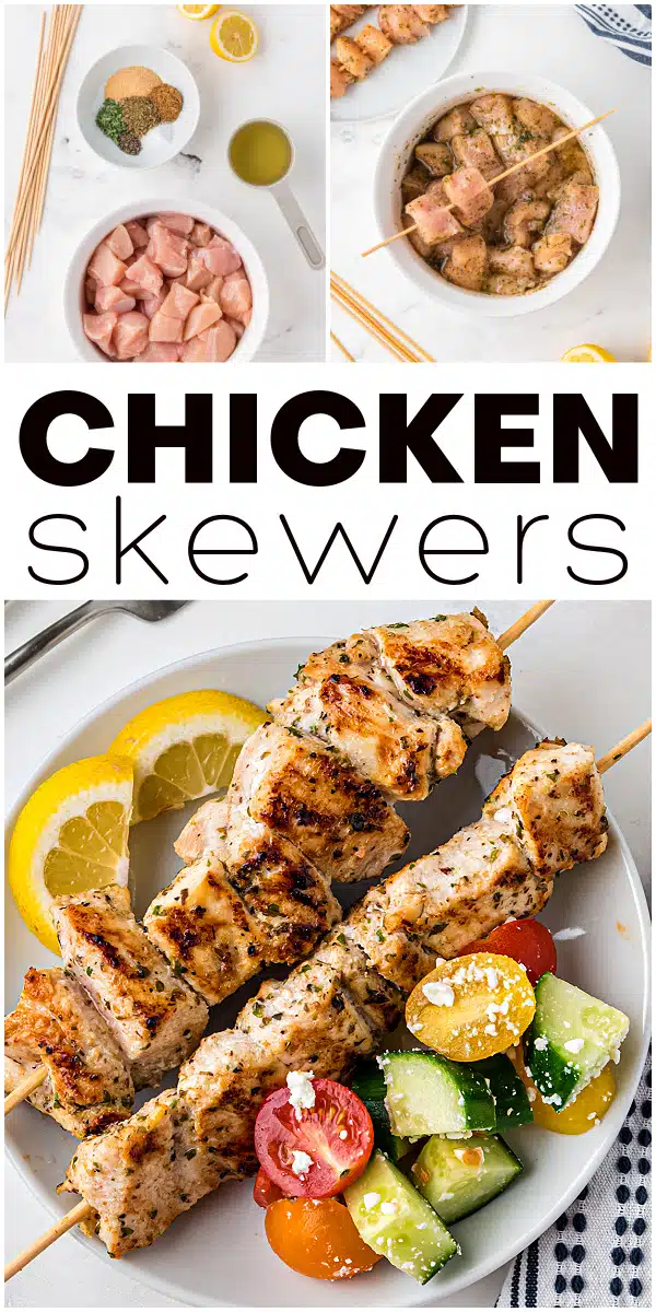 chicken skewers pinterest pin image