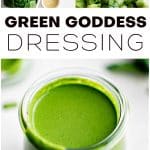 green goddess dressing Pinterest pin image