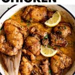balsamic chicken pinterest pin image