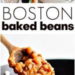 Boston Baked Beans pinterest pin image