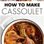 French Cassoulet Recipe Pinterest Pin Image