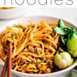 Dan Dan Noodles Pinterest Pin Image