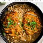 Katsudon Recipe Pinterest Pin Image