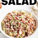 Ham Salad Recipe Pinterest pin image