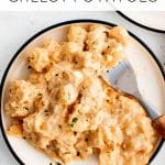 Pinterest Pin Image for Crockpot Cheesy Potatoes