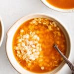 Pastina Soup Recipe Pinterest pin image