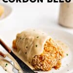 chicken cordon bleu pinterest pin image