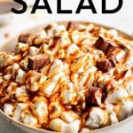 Snickers Salad Recipe pinterest pin image