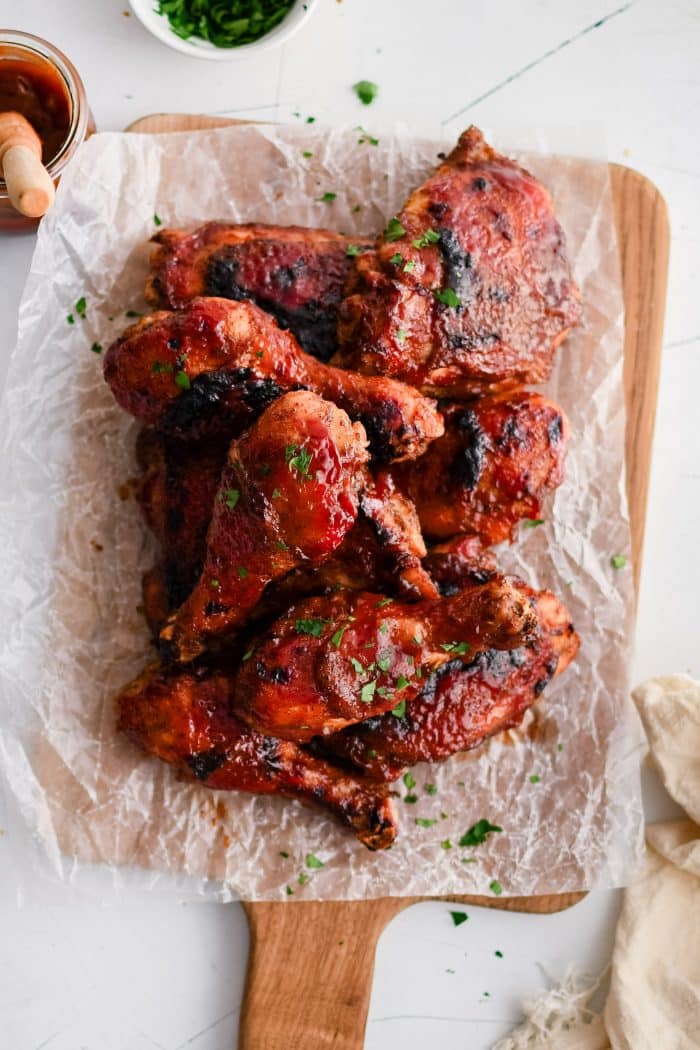 Baked BBQ Chicken - The Forked Spoon