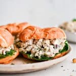 Pinterest Pin for Leftover Turkey Salad with one image and text overlay.