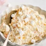 Pinterest Pin for Frog Eye Salad with one image and text overlay.