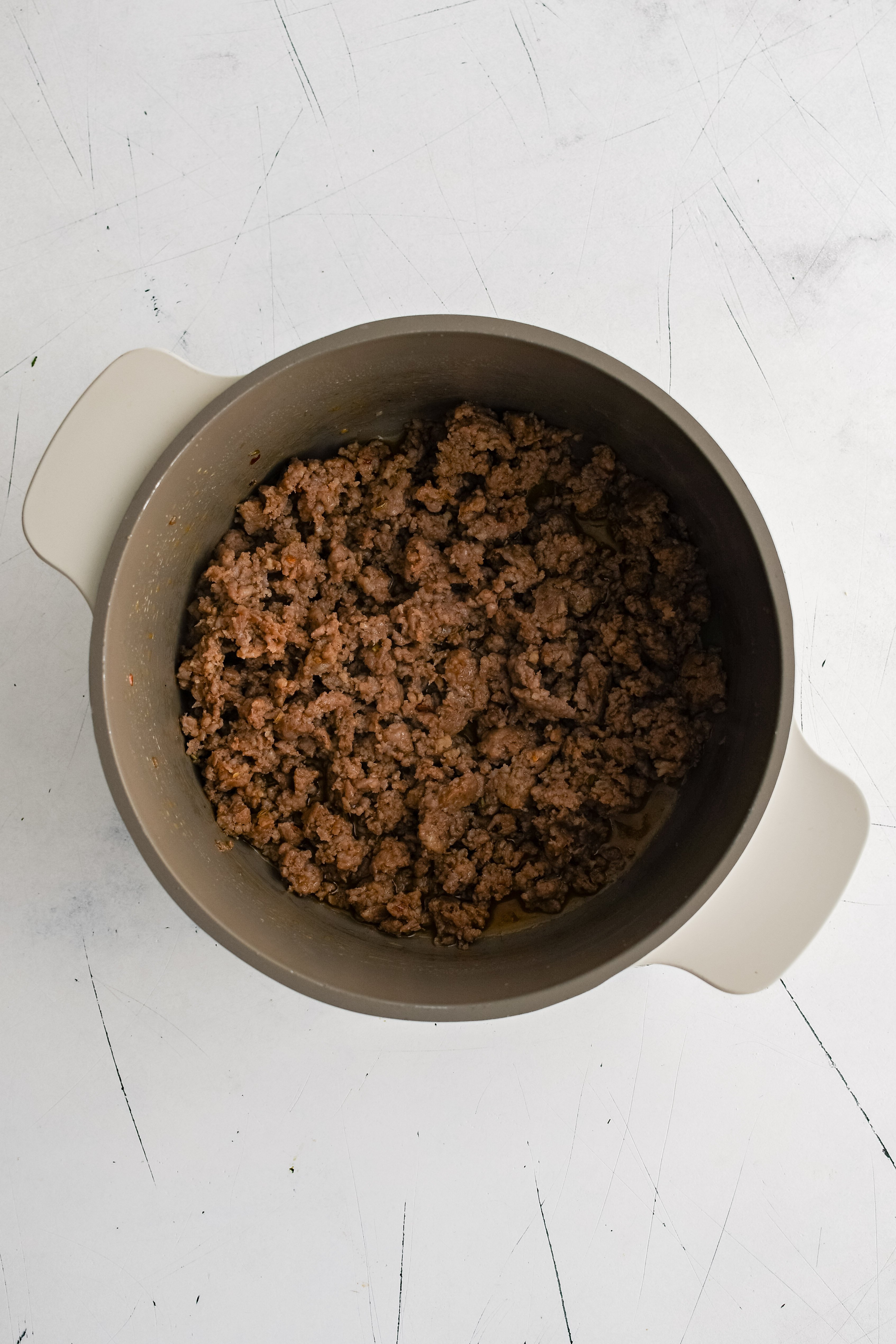 Italian Sausage Soup - The Forked Spoon