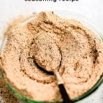 Pinterest Pin for homemade shake and bake with text overlay.